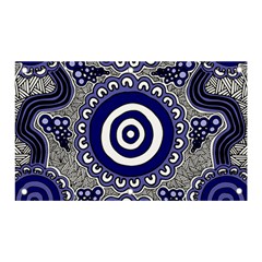 Authentic Aboriginal Art - Gathering Banner And Sign 5  X 3  by hogartharts