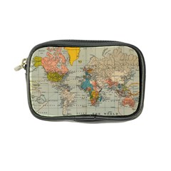 Vintage World Map Coin Purse by Proyonanggan