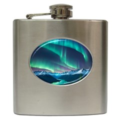 Triangle Pattern Design Cute Hip Flask (6 Oz) by Ndabl3x