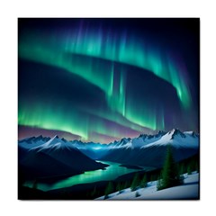 Aurora Borealis Tile Coaster