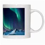 Aurora Borealis White Mug Right