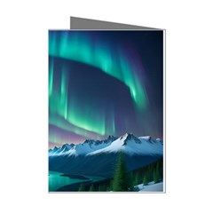 Aurora Borealis Mini Greeting Cards (pkg Of 8) by Ndabl3x