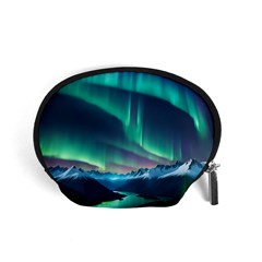 Aurora Borealis Accessory Pouch (small) by Ndabl3x