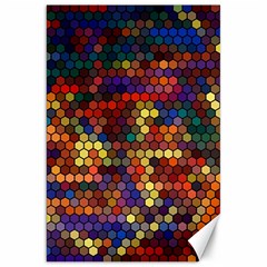 Zig Zag Pattern Geometric Design Canvas 20  X 30  by Ndabl3x