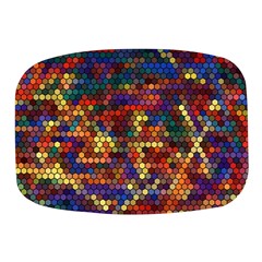 Zig Zag Pattern Geometric Design Mini Square Pill Box by Ndabl3x