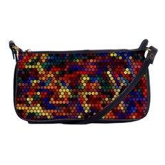 Flower Retro Funky Psychedelic Shoulder Clutch Bag by Ndabl3x