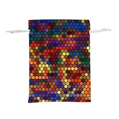 Zig Zag Pattern Geometric Design Lightweight Drawstring Pouch (s) by Ndabl3x