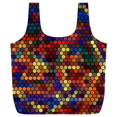 Zig Zag Pattern Geometric Design Full Print Recycle Bag (xxl) by Ndabl3x