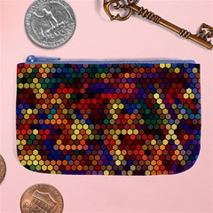 Flower Retro Funky Psychedelic Large Coin Purse by Ndabl3x