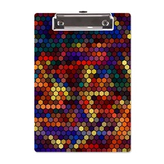 Zig Zag Pattern Geometric Design A5 Acrylic Clipboard by Ndabl3x