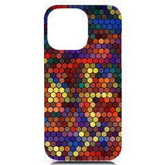 Zig Zag Pattern Geometric Design Iphone 14 Pro Max Black Uv Print Case by Ndabl3x