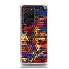 Hexagon Honeycomb Pattern Design Samsung Galaxy S20 Ultra 6 9 Inch Tpu Uv Case by Ndabl3x