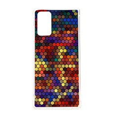 Hexagon Honeycomb Pattern Design Samsung Galaxy Note 20 Tpu Uv Case