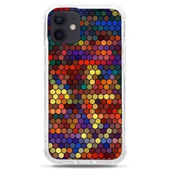 Hexagon Honeycomb Pattern Design Iphone 12 Mini Tpu Uv Print Case	 by Ndabl3x