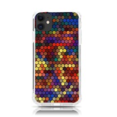 Hexagon Honeycomb Pattern Design Iphone 11 Tpu Uv Print Case by Ndabl3x