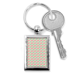 Mosaic Hexagon Honeycomb Key Chain (rectangle) by Ndabl3x