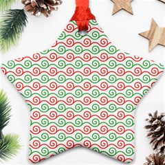 Mosaic Hexagon Honeycomb Star Ornament (two Sides) by Ndabl3x