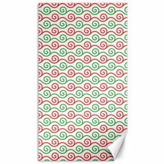 Pattern Flowers Geometric Canvas 40  X 72 