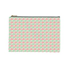 Pattern Flowers Geometric Cosmetic Bag (large)