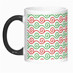 Background Pattern Leaves Texture Morph Mug by Ndabl3x