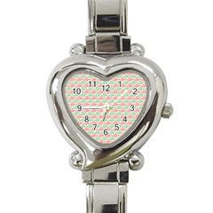 Spirals Geometric Pattern Design Heart Italian Charm Watch by Ndabl3x