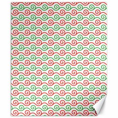 Spirals Geometric Pattern Design Canvas 8  X 10 