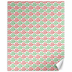 Spirals Geometric Pattern Design Canvas 16  X 20  by Ndabl3x