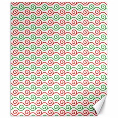 Spirals Geometric Pattern Design Canvas 20  X 24  by Ndabl3x