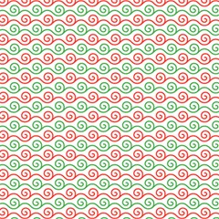 Spirals Geometric Pattern Design Play Mat (square) by Ndabl3x