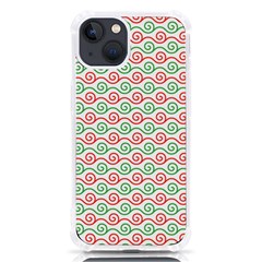 Background Pattern Leaves Texture Iphone 13 Tpu Uv Print Case by Ndabl3x