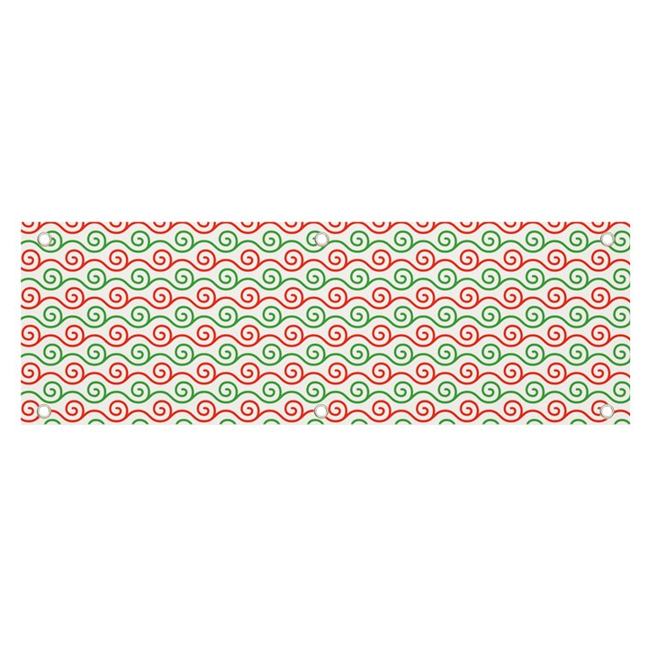 Spirals Geometric Pattern Design Banner and Sign 6  x 2 