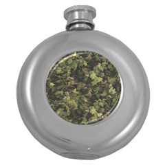 Pattern Seamless Antique Luxury Round Hip Flask (5 Oz) by Ndabl3x