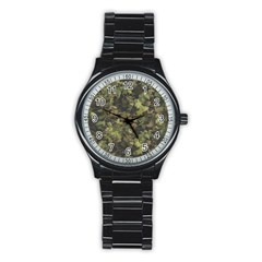 Pattern Seamless Antique Luxury Stainless Steel Round Watch by Ndabl3x