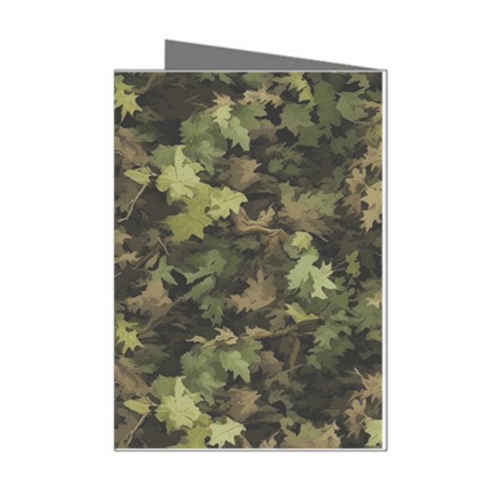 Camouflage Military Mini Greeting Cards (Pkg of 8)