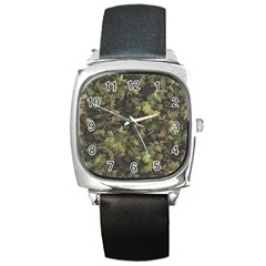 Camouflage Military Square Metal Watch by Ndabl3x