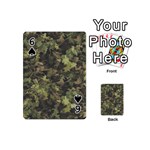 Camouflage Military Playing Cards 54 Designs (Mini) Front - Spade6