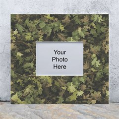 Camouflage Military White Wall Photo Frame 5  X 7  by Ndabl3x