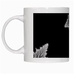 Aesthetic Outer Space Cartoon Art White Mug by Bedest