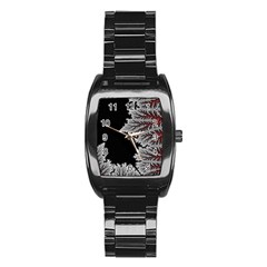 Aesthetic Outer Space Cartoon Art Stainless Steel Barrel Watch by Bedest