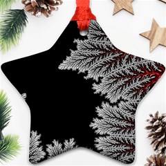 Silhouette Of Aurora Borealis Ornament (star)