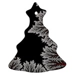 Silhouette Of Aurora Borealis Christmas Tree Ornament (Two Sides) Front