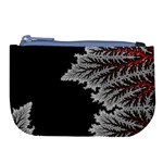 Silhouette Of Aurora Borealis Large Coin Purse Front