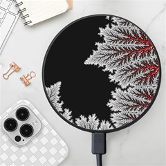 Silhouette Of Aurora Borealis Wireless Fast Charger(black) by Bedest