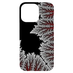 Silhouette Of Aurora Borealis Iphone 14 Pro Max Black Uv Print Case by Bedest