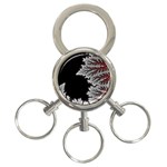 Foroest Nature Trippy 3-Ring Key Chain Front