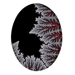 Foroest Nature Trippy Oval Glass Fridge Magnet (4 Pack) by Bedest