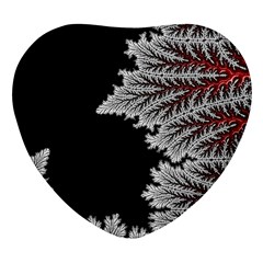 Foroest Nature Trippy Heart Glass Fridge Magnet (4 Pack) by Bedest