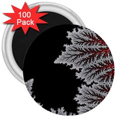 Abstract Complex Fractal Math 3  Magnets (100 Pack) by Bedest