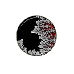 Abstract Complex Fractal Math Hat Clip Ball Marker by Bedest