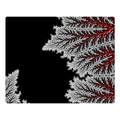 Abstract Complex Fractal Math Two Sides Premium Plush Fleece Blanket (large) by Bedest